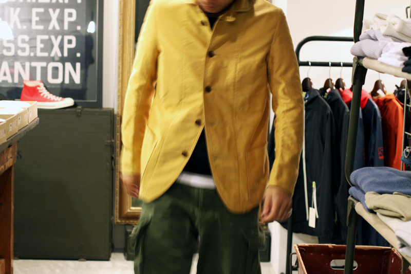 Re-stock Yellow Moleskin Jacket