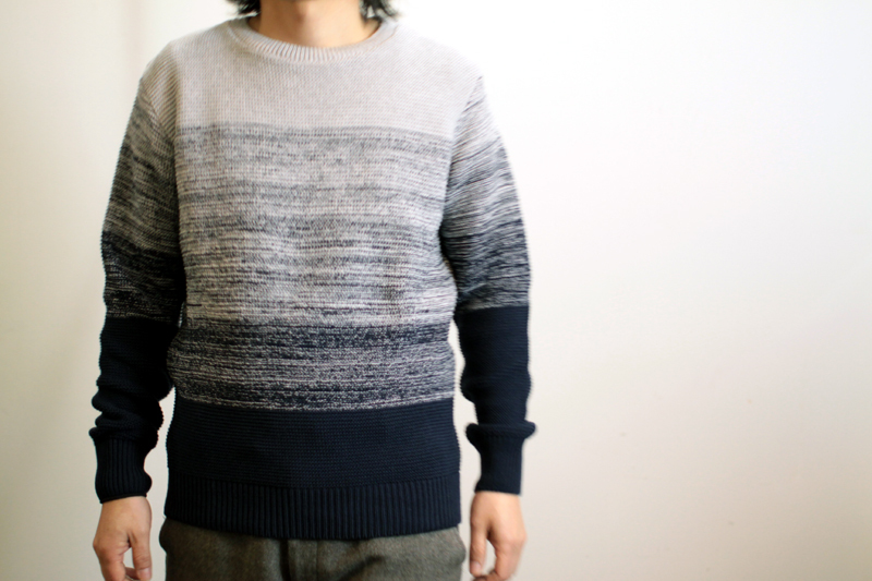 Melange Cotton knit [ MADE IN UK ]