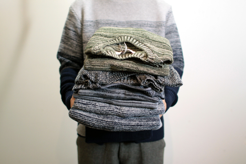 Melange Cotton knit [ MADE IN UK ]