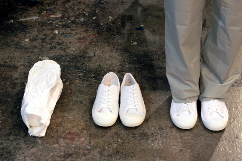 80′s British Military White shoes [ DeadStock ]