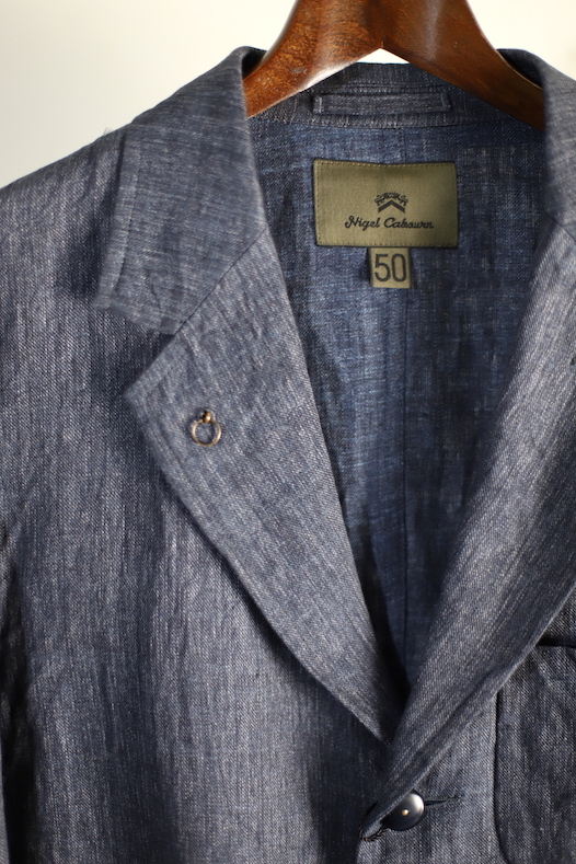 Nigel Cabourn ] HOSPITAL JACKET LINEN CHAMBRAY | ONLINE STORE | spares