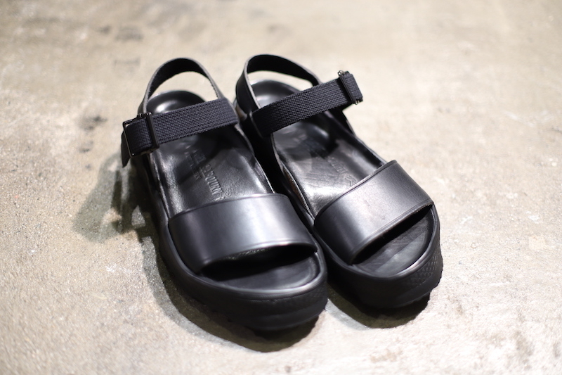 50's FRENCH ARMY SANDAL BLACK [ Nigel Cabourn ] - spares