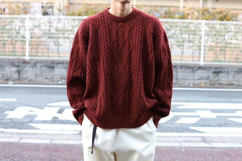 Oversized cableニット☆