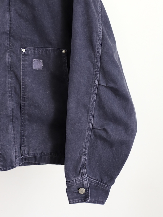 [ FIFTH ] 12OZ CANVAS DUCK TRADITIONAL JACKET NAVY - spares