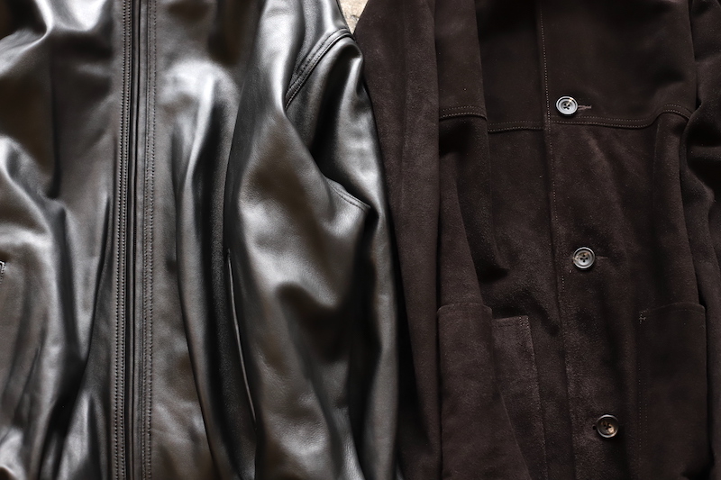 COW SUEDE JACKET & SHEEP ZIP JACKET [ ssstein ] - spares